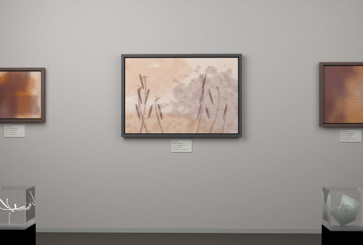Botanical Reed Light — Botanical composition, palette 91