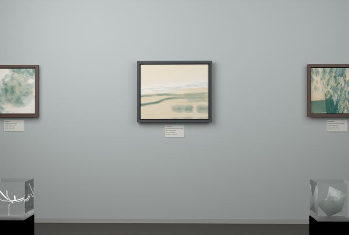 Receding Shore — Landscape-derived atmospheric fields, palette 94