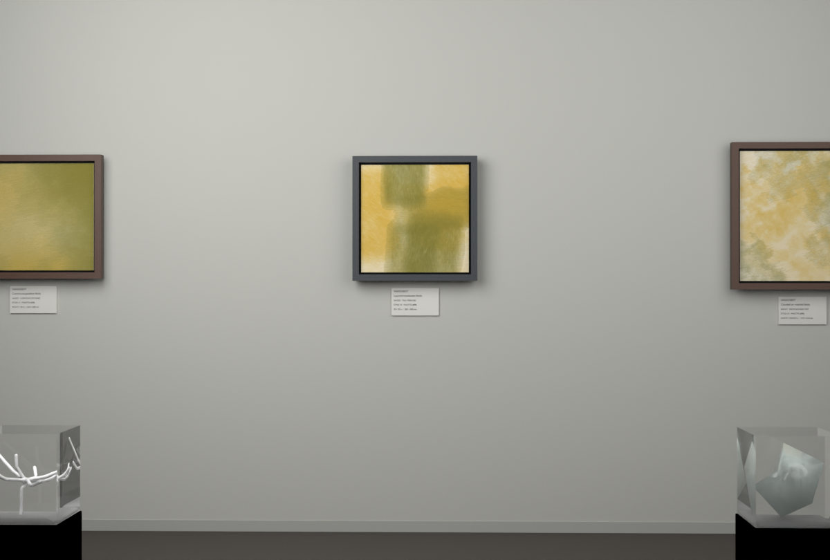 Tall Passages · gallery context room view