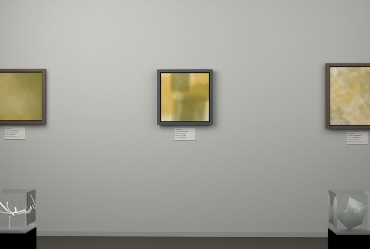 Tall Passages — Layered translucent fields, palette 96