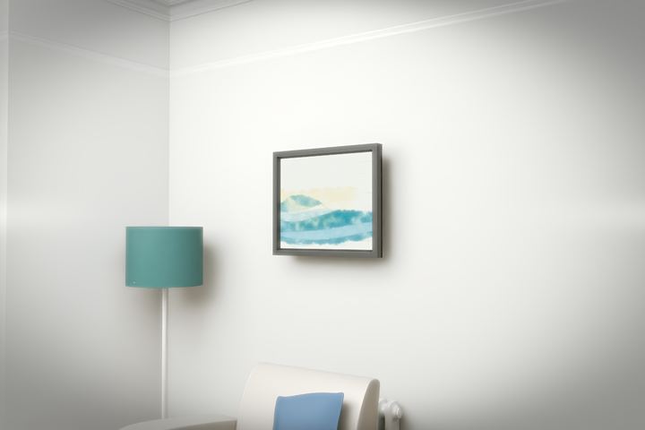 Lateral Release — Gestural color fields, palette 99