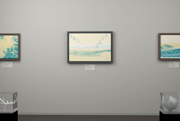 Shallow Tidal Planes · Veiled Canopy Bend — Botanical composition, palette 99