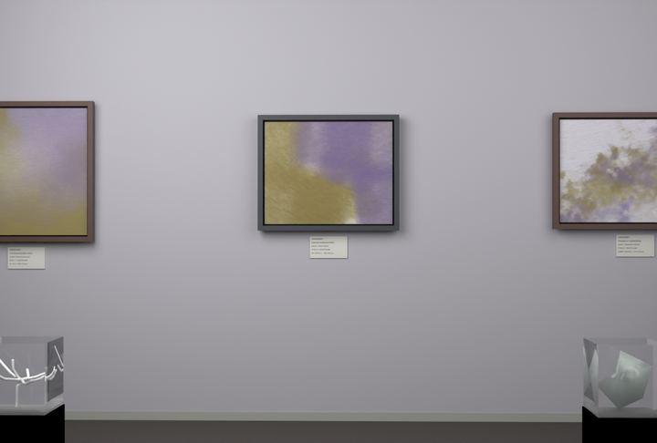 Open Centre — Layered translucent fields, palette 100