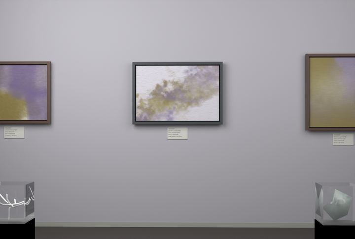 Diagonal Vapour — Clouded or mottled fields, palette 100