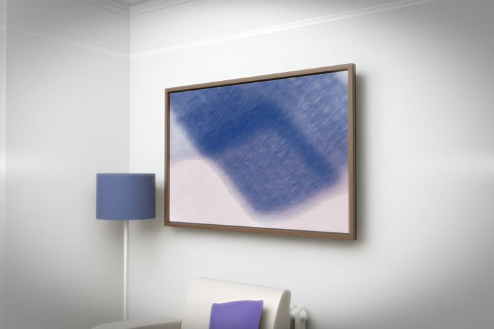 Diagonal Drift — Layered translucent fields, palette 101