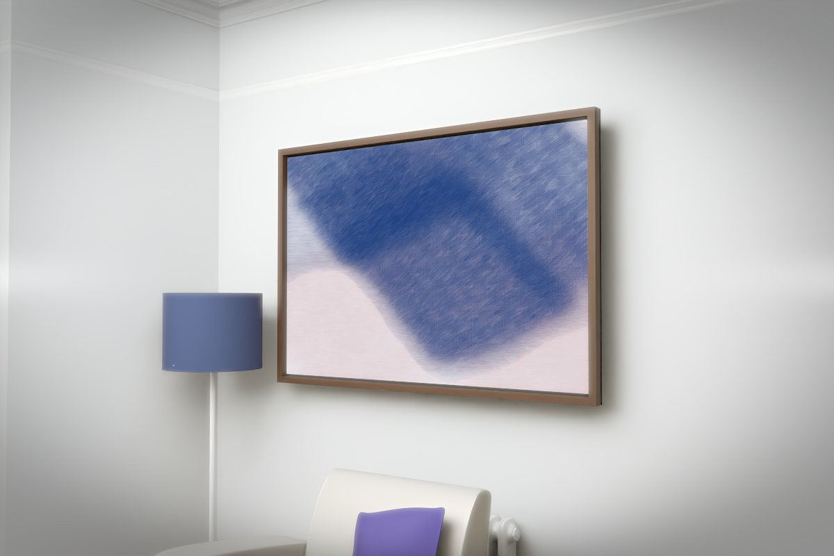 Diagonal Drift · white right context room view