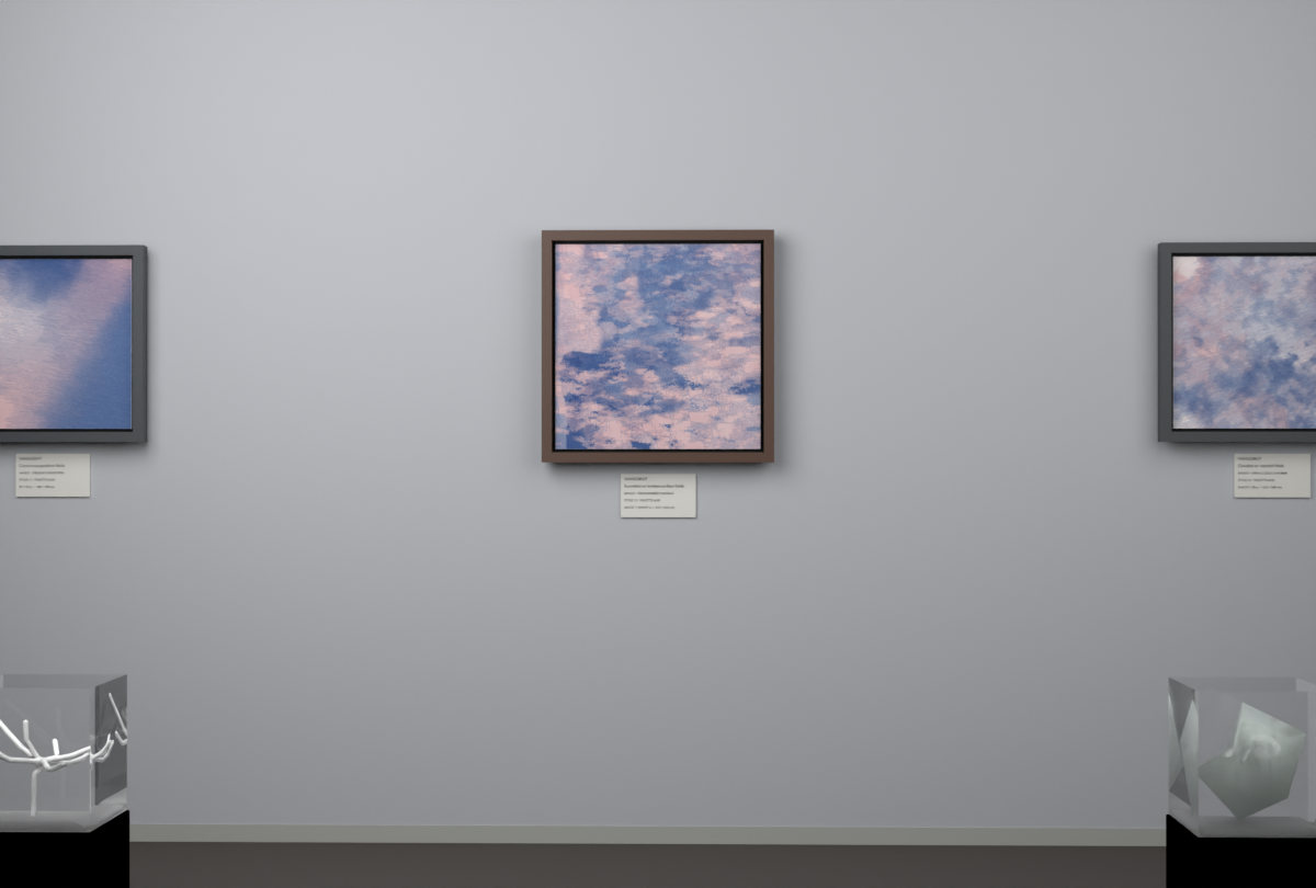 Cross-Rubbed Surface · gallery context room view