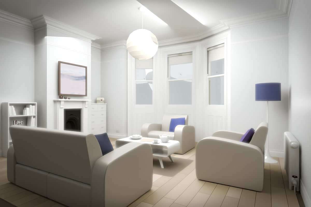 Open Water · white original room view