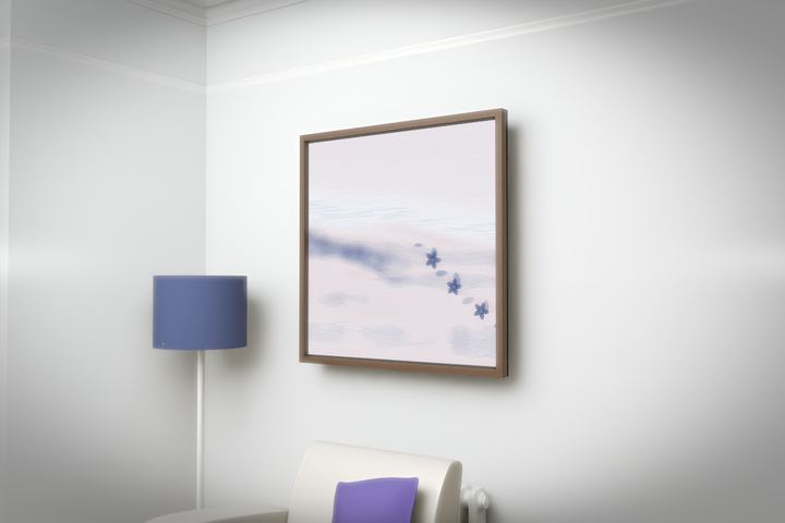 Receding Shore · Blossom Drift — Botanical composition, palette 101