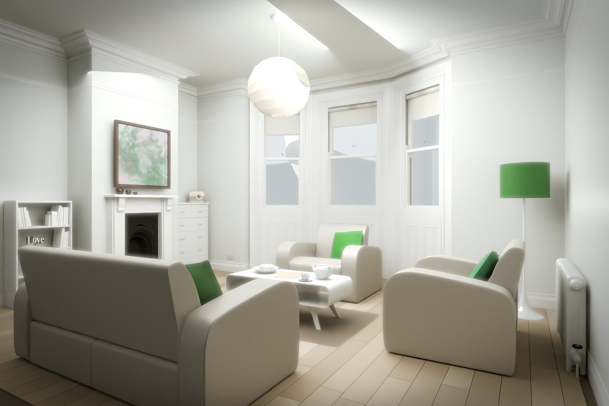 Broken Archipelago · white original room view