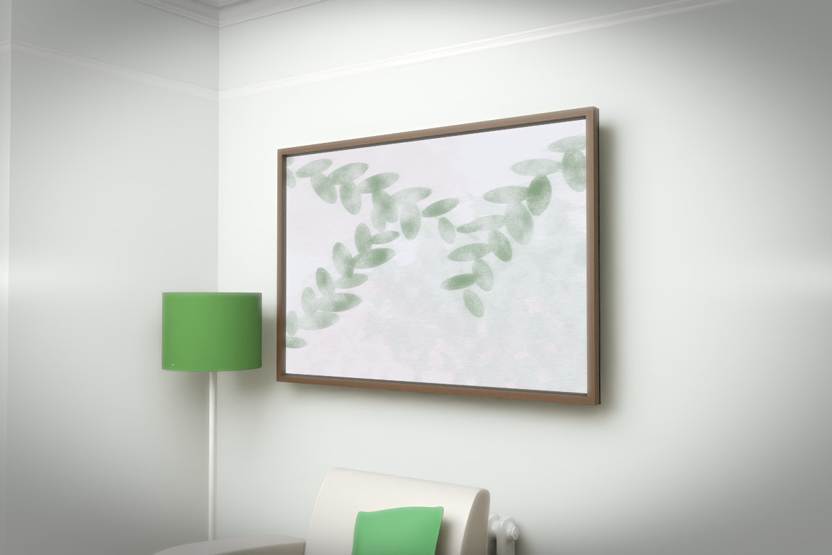 Botanical Canopy Aperture · white right context room view