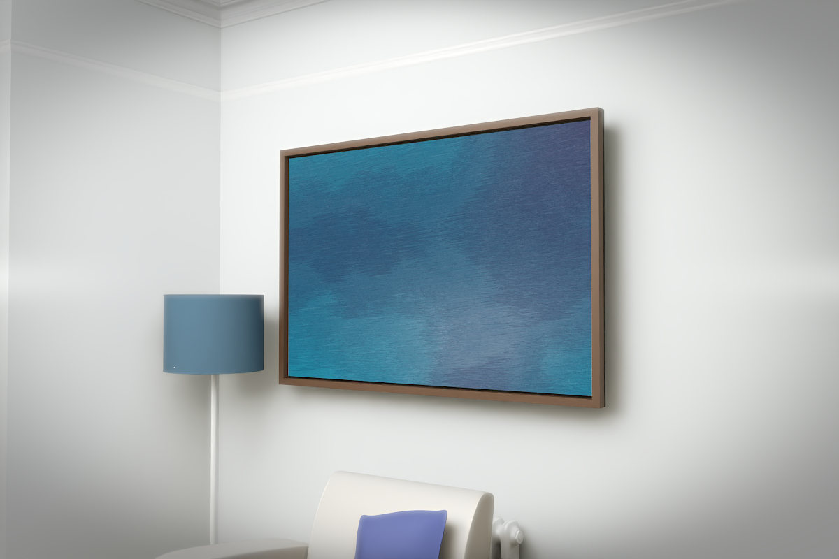 Enveloping Haze · white right context room view