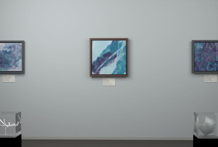 Rising Arc — Gestural color fields, palette 106