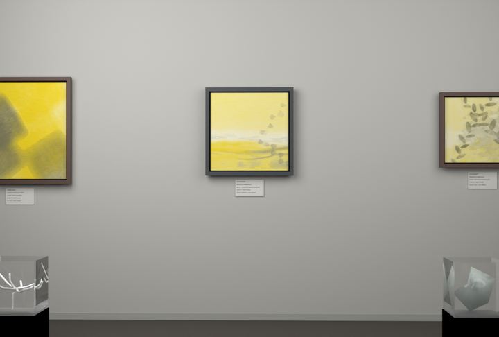 High Haze · Ginkgo Far Bank — Botanical composition, palette 107