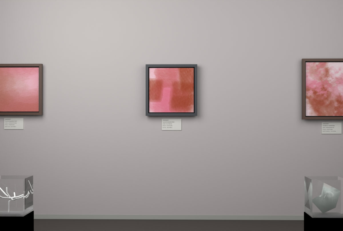 Tall Passages · gallery context room view