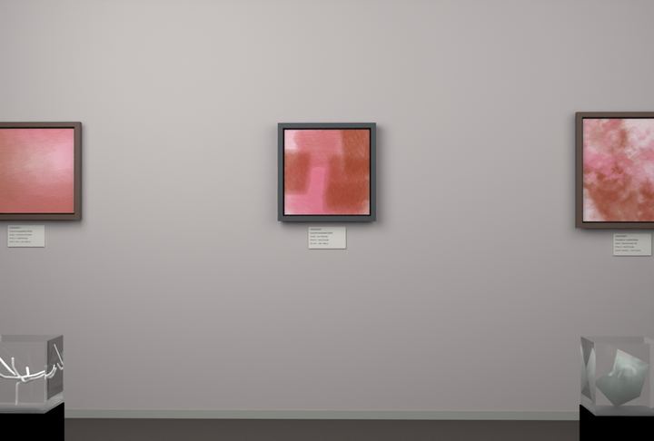 Tall Passages — Layered translucent fields, palette 108