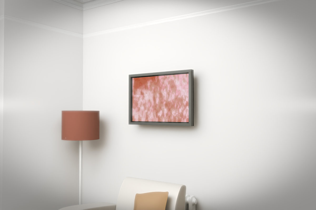 Vertical Scrapes · white right context room view