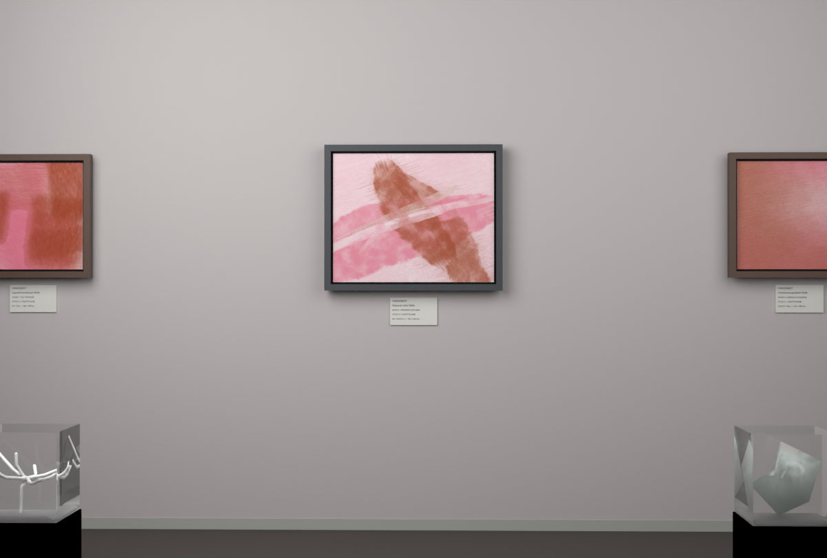 Crossing Gestures · gallery context room view