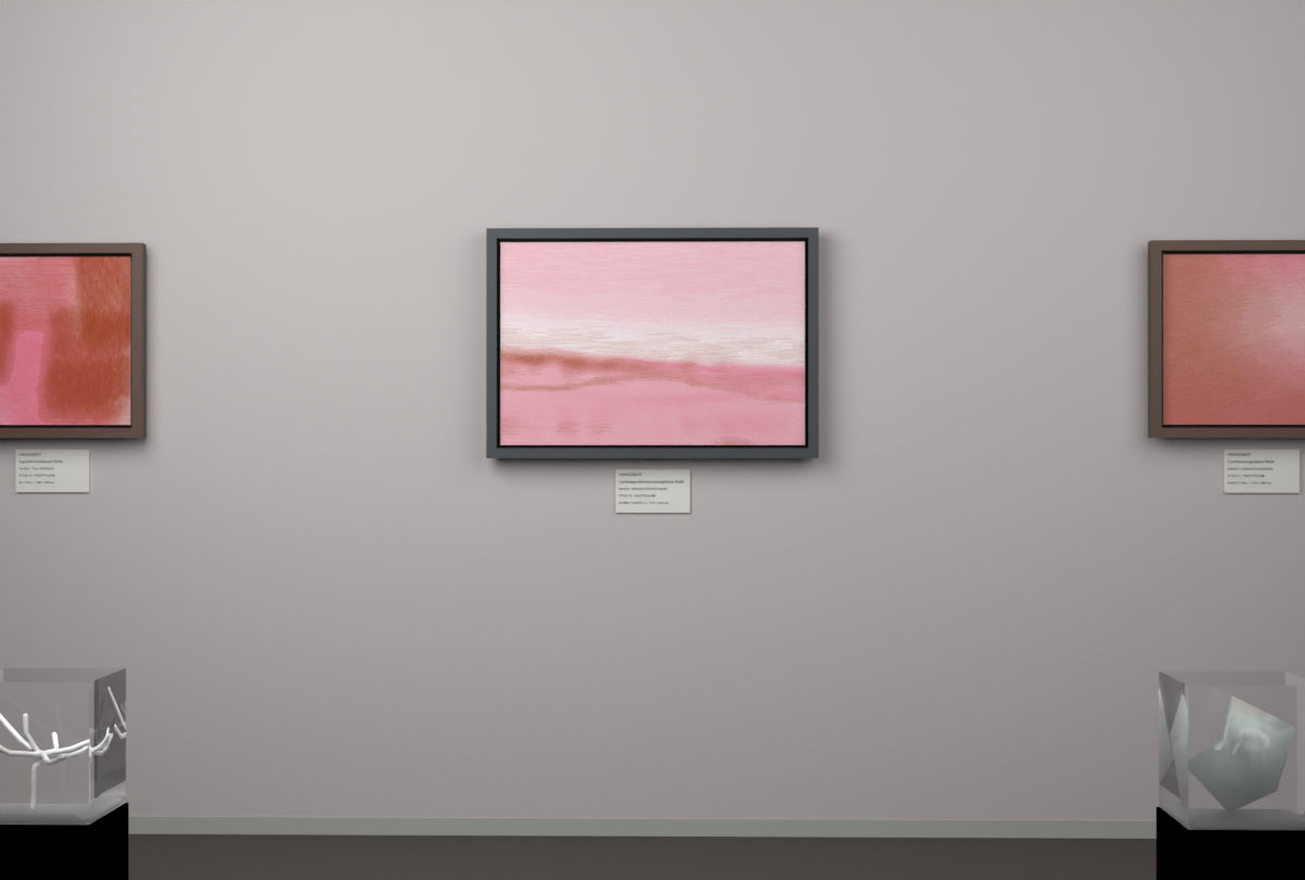 Broken Distant Bank · gallery context room view