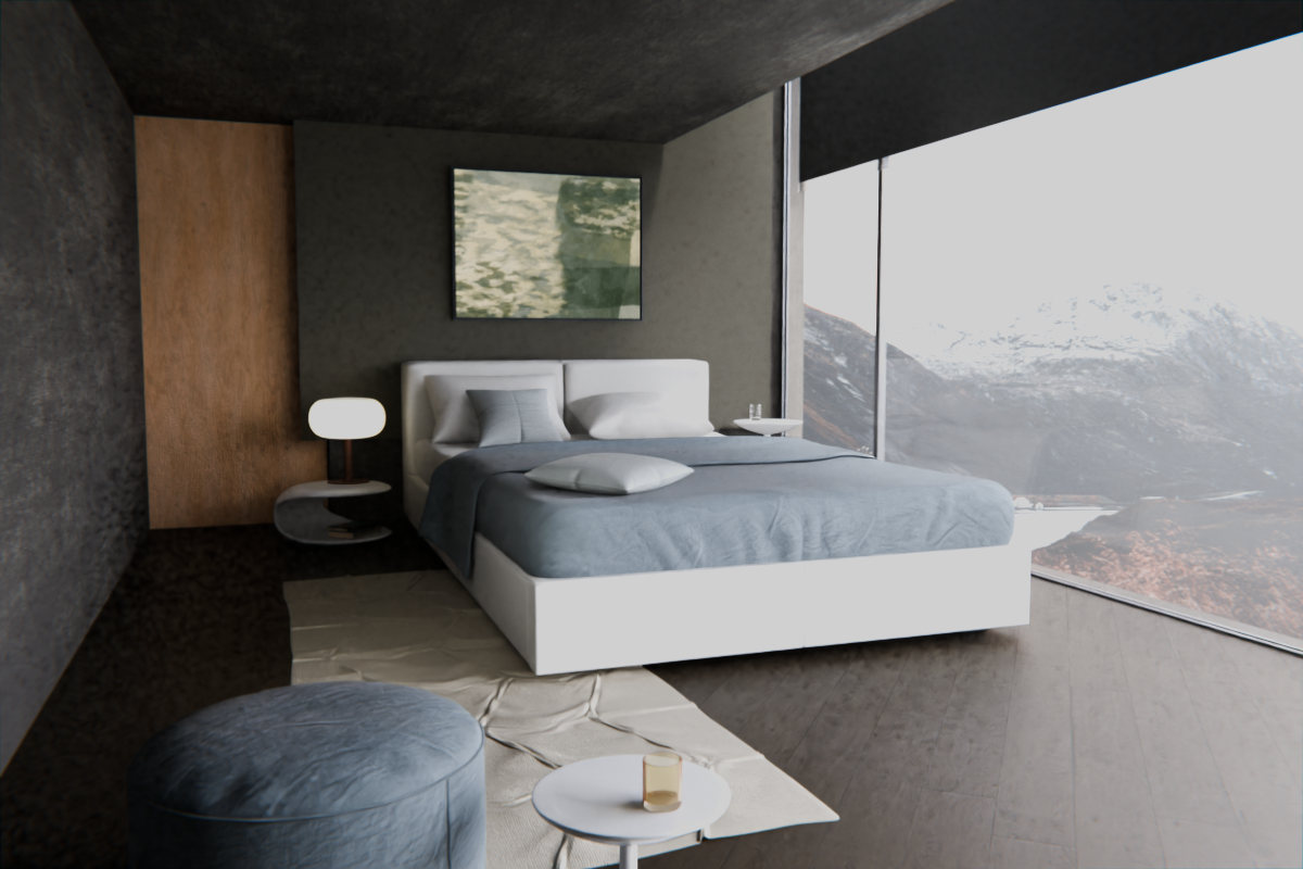 Lateral Erosion · over bed room view