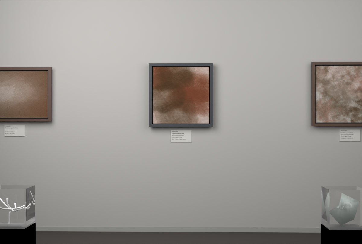 Interlocking Veils · gallery context room view