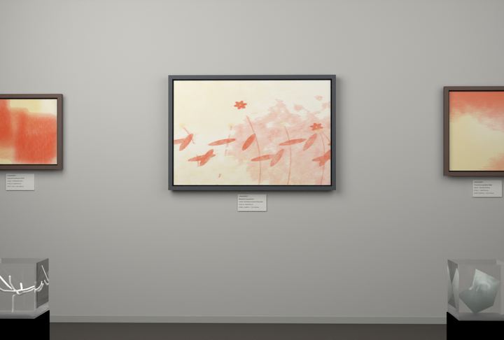 Botanical Wildflower Slope — Botanical composition, palette 115