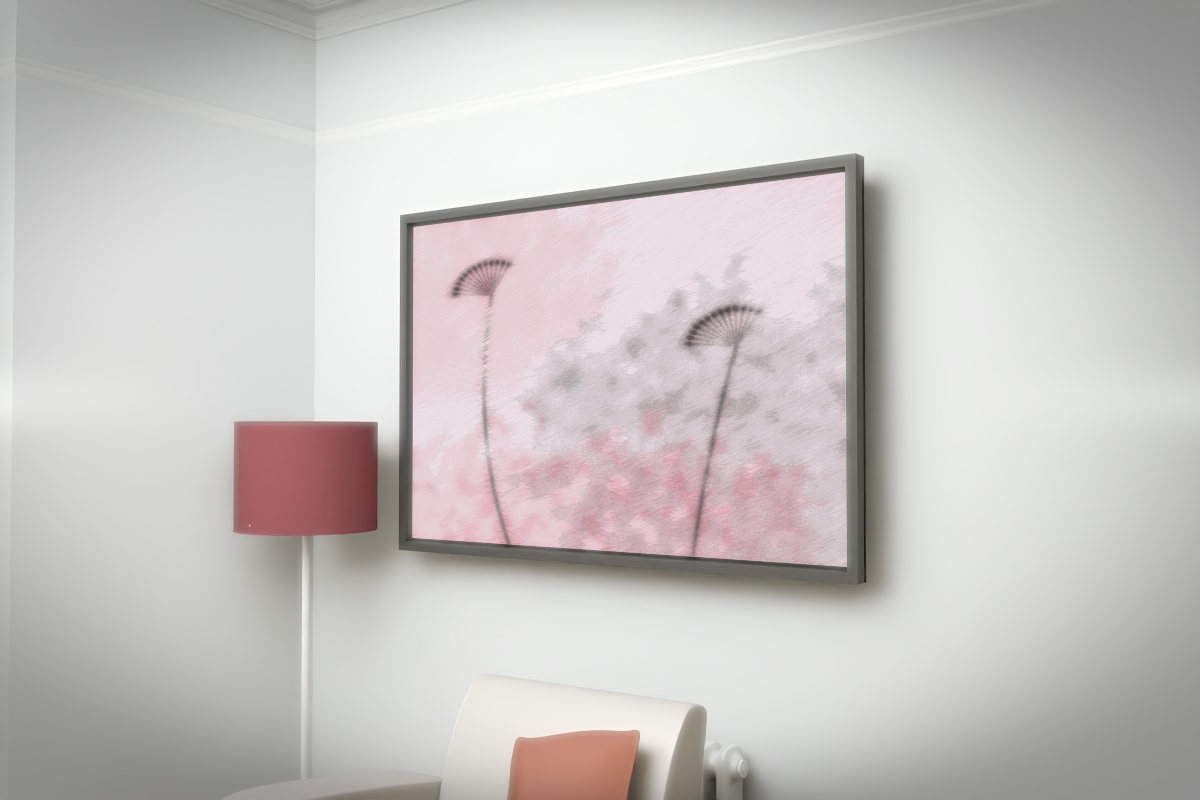 Botanical Umbel Constellation · white right context room view