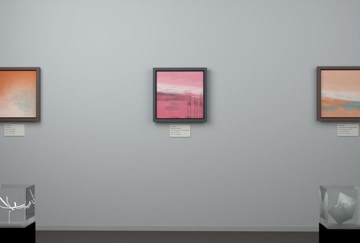 Receding Shore · Morning Reed Bank — Botanical composition, palette 117