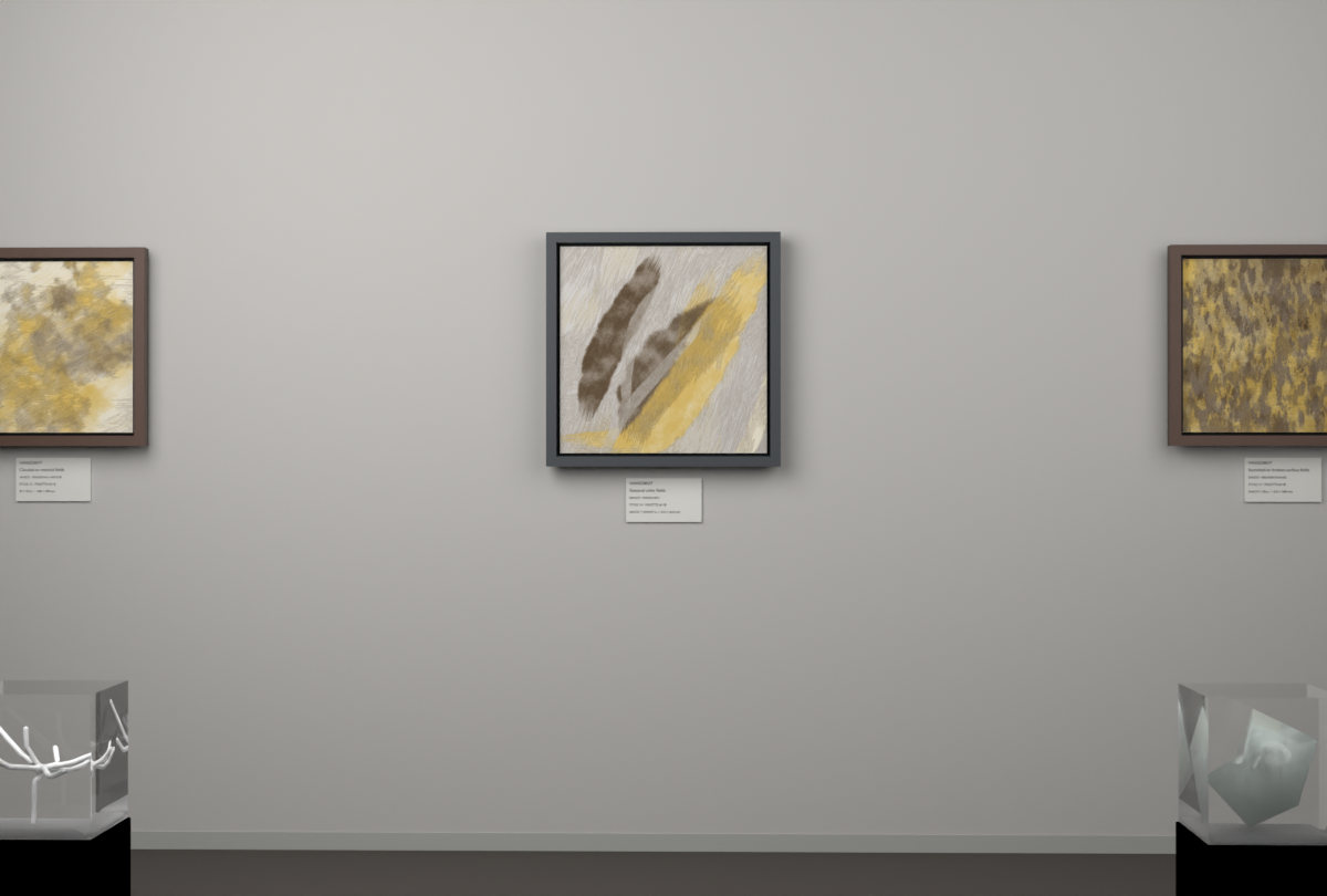 Rising Arc · gallery context room view