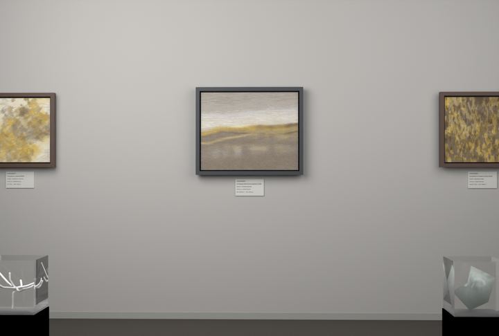 Receding Shore — Landscape-derived atmospheric fields, palette 118