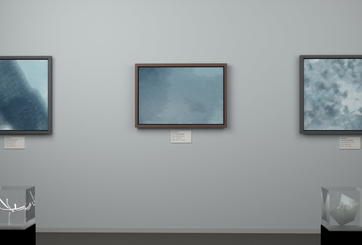 Oblique Transition · gallery context room view