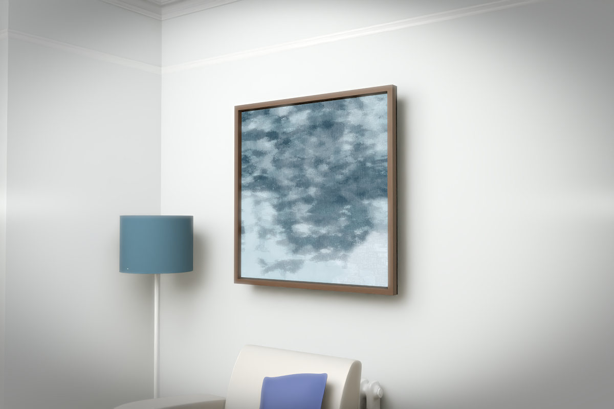 Cross-Rubbed Surface · white right context room view