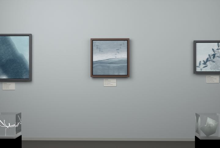 Shallow Tidal Planes · Veiled Canopy Bend — Botanical composition, palette 119