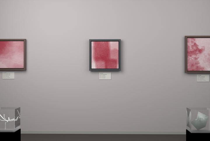 Tall Passages — Layered translucent fields, palette 120