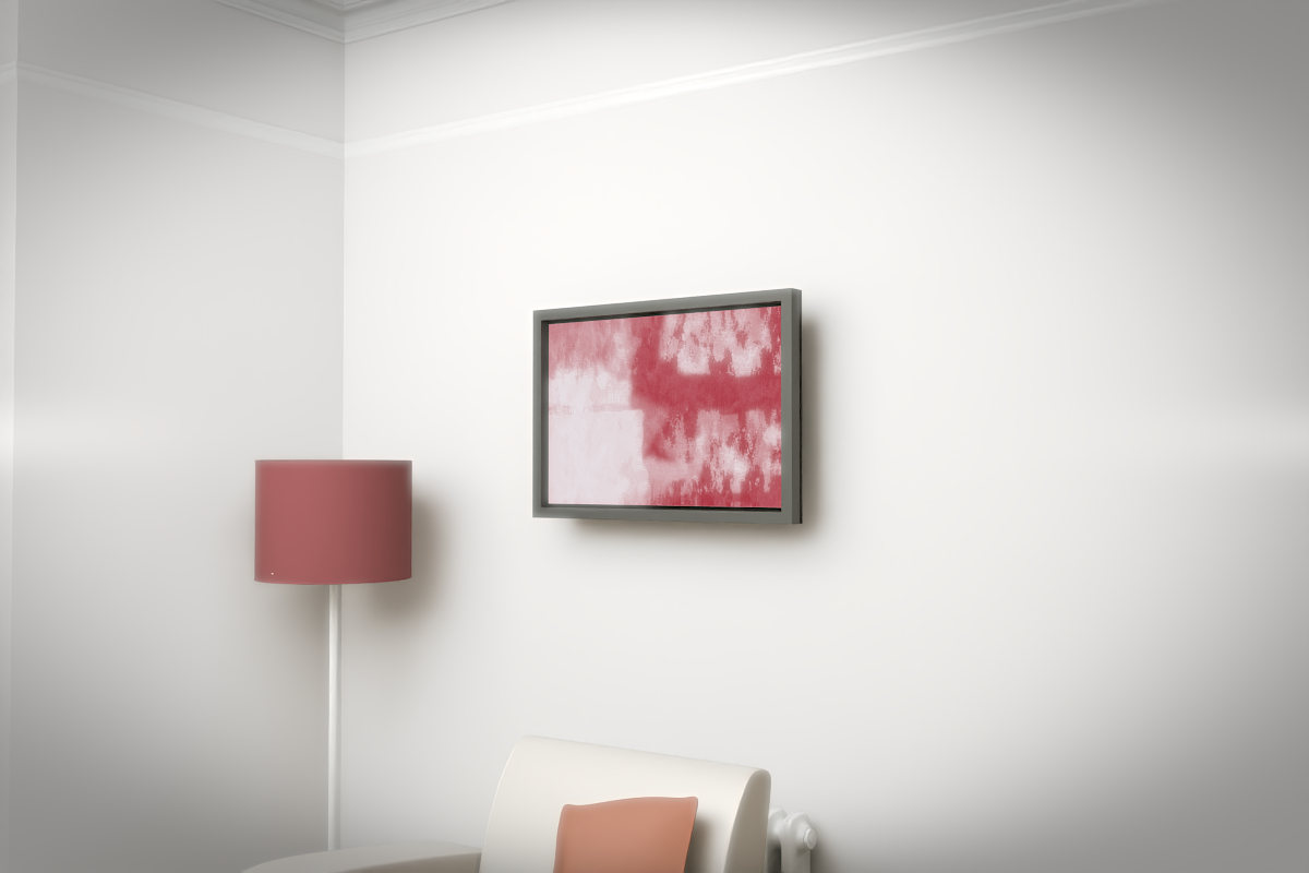 Vertical Scrapes · white right context room view