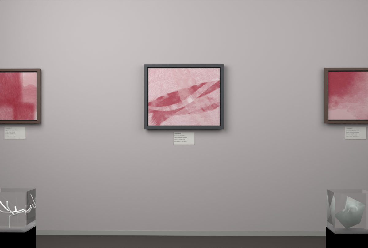 Crossing Gestures · gallery context room view