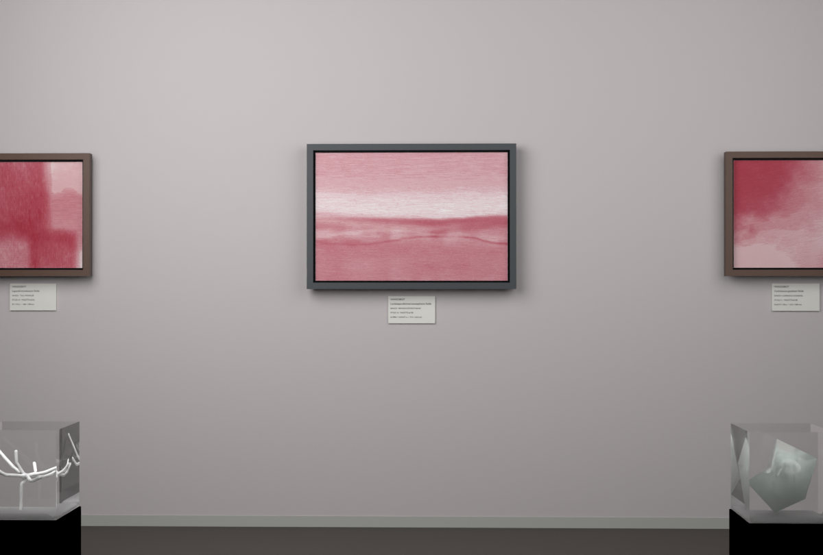Broken Distant Bank · gallery context room view