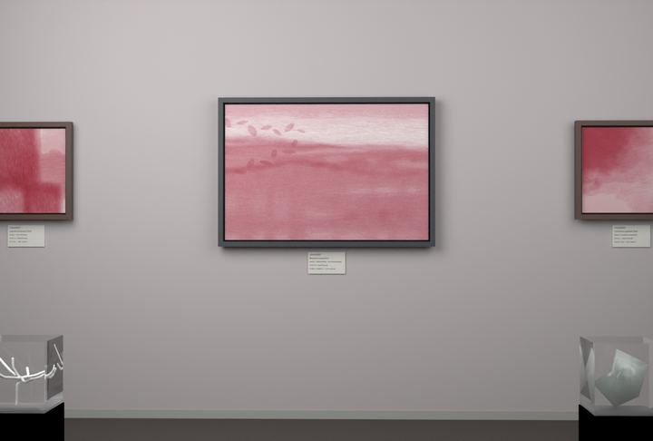 Open Water · Olive Sky Passage — Botanical composition, palette 120