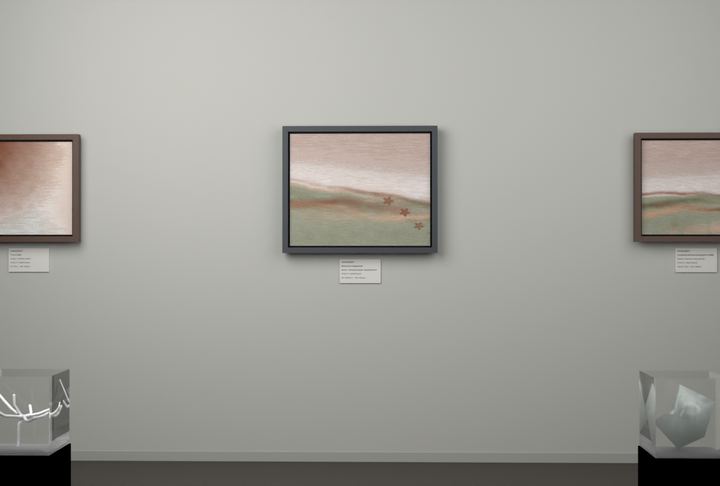 Receding Shore · Blossom Drift — Botanical composition, palette 121