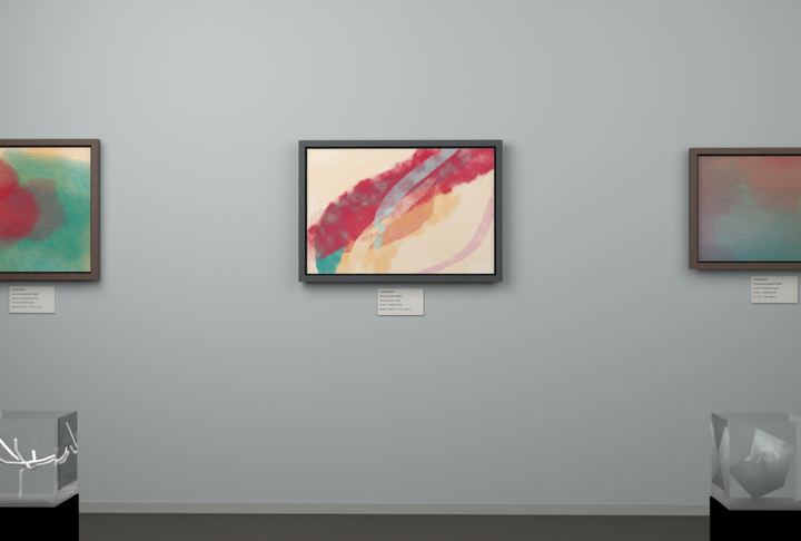 Broad Turn — Gestural color fields, palette 122