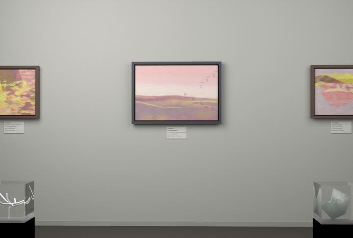 Shallow Tidal Planes · Olive Over Water — Botanical composition, palette 123