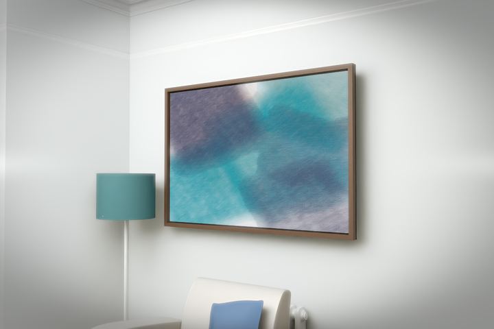 Diagonal Drift — Layered translucent fields, palette 125