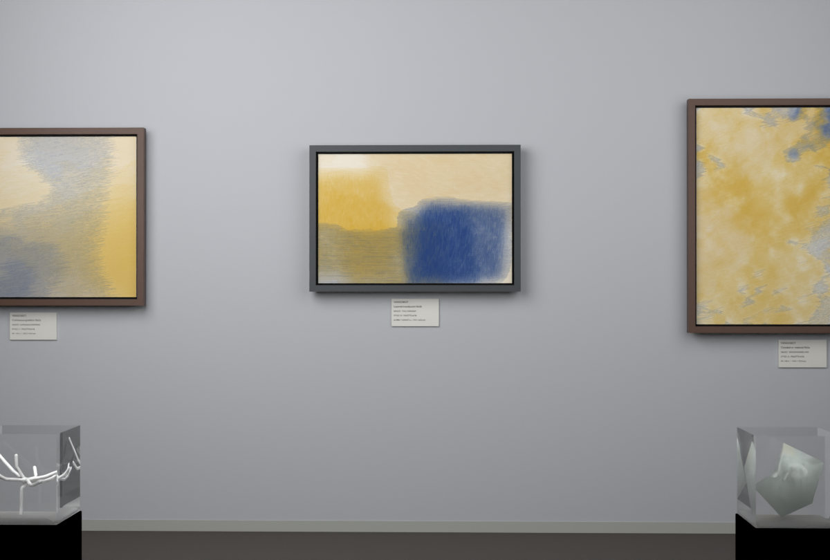 Tall Passages · gallery context room view