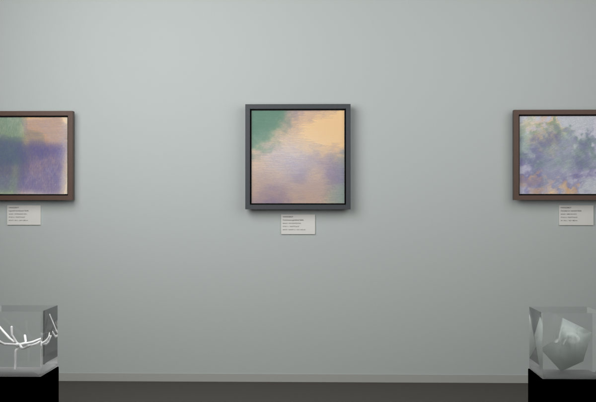 Off-Centre Pool · gallery context room view