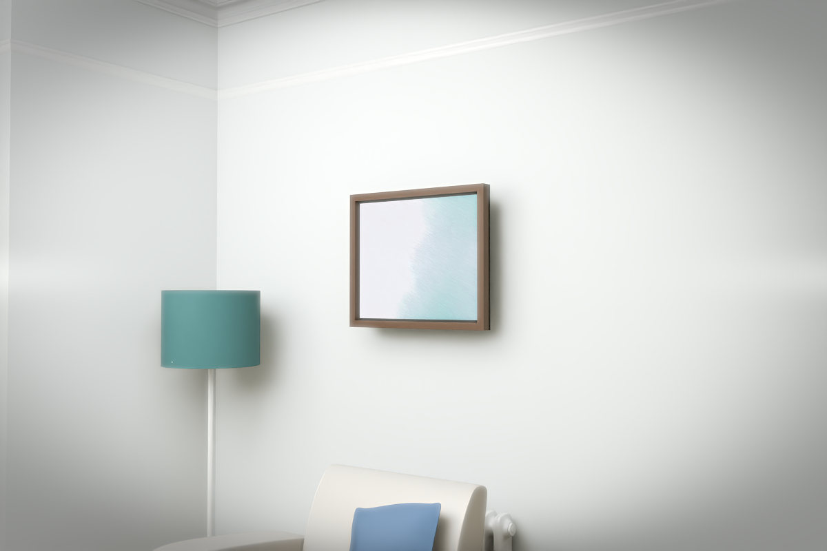 Diagonal Breath · white right context room view