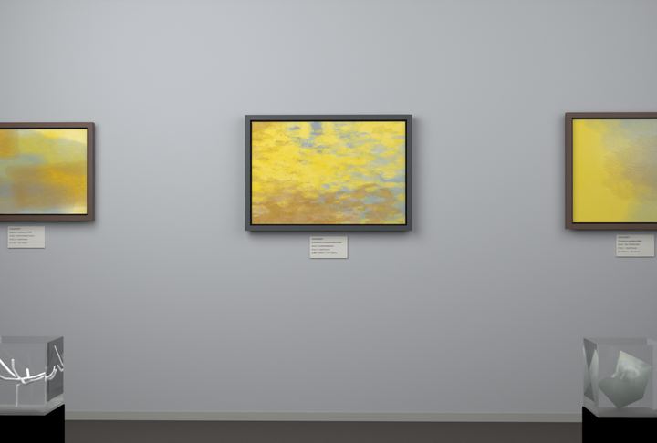 Layered Abrasions — Scumbled or broken-surface fields, palette 129
