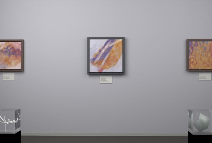 Rising Arc — Gestural color fields, palette 130