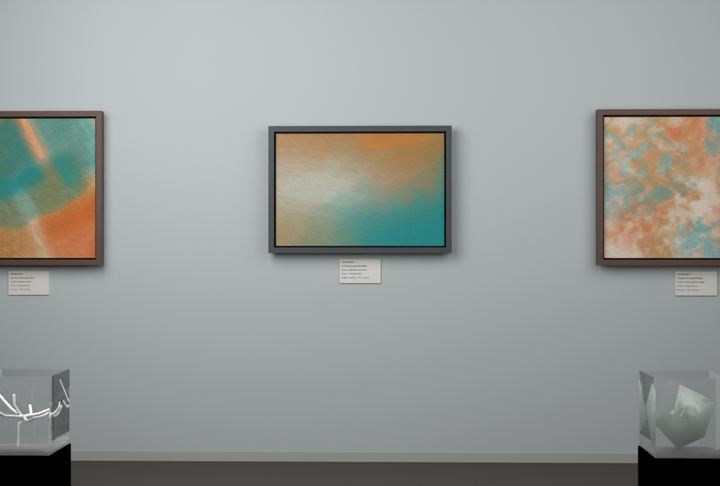 Oblique Transition — Continuous-gradient fields, palette 131