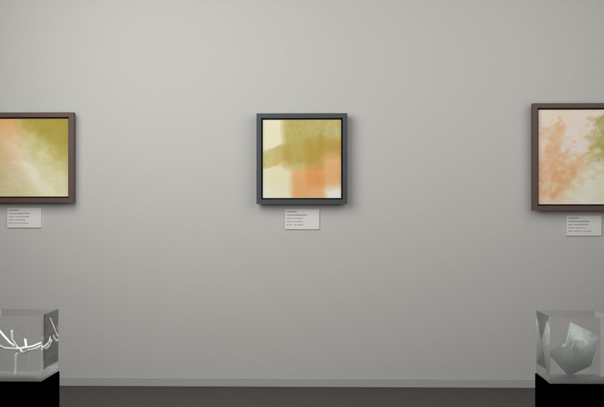 Tall Passages · gallery context room view