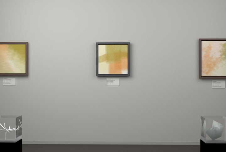Tall Passages — Layered translucent fields, palette 132